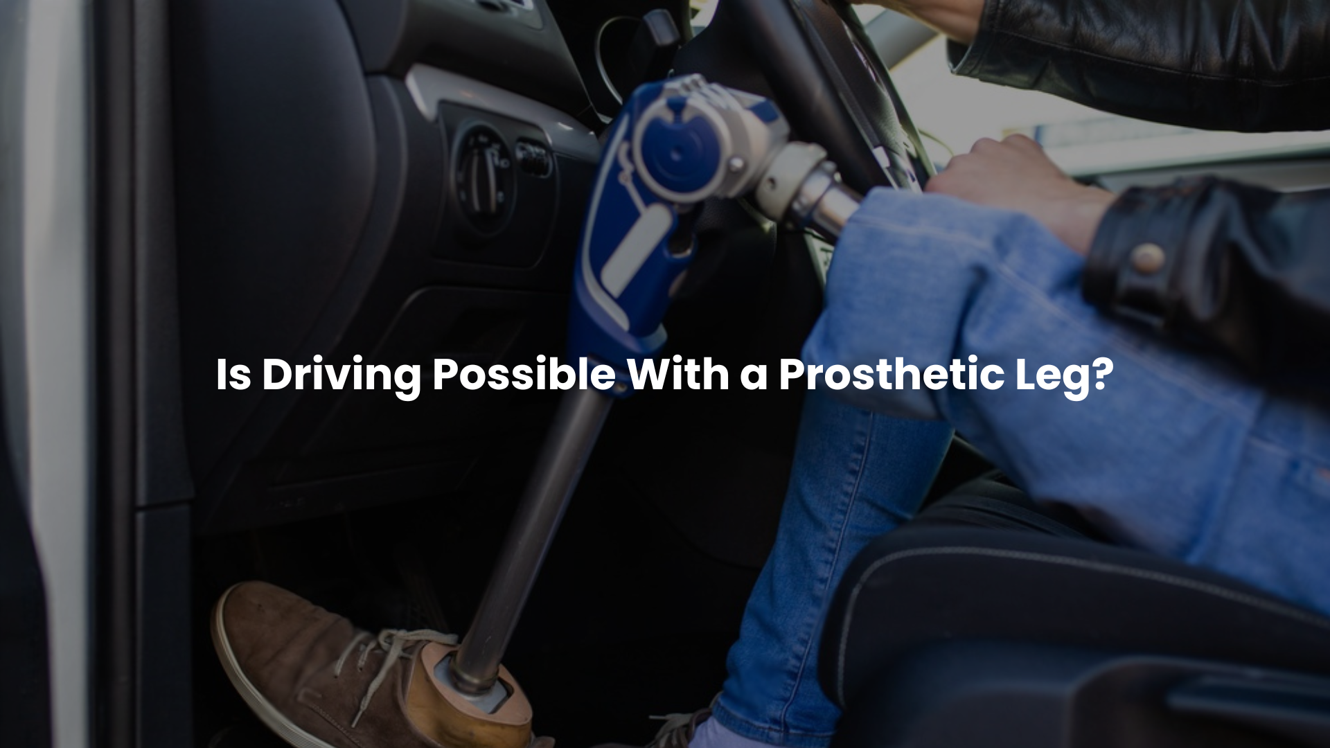 prosthetics leg driving